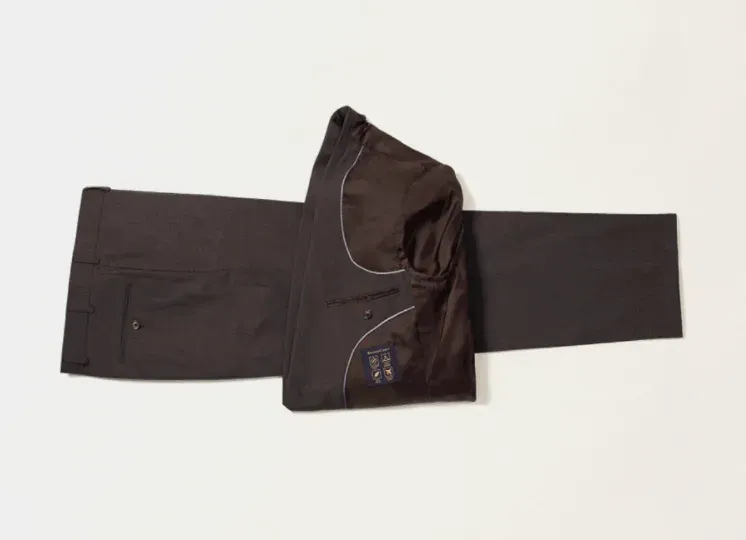 How to pack a suit step two